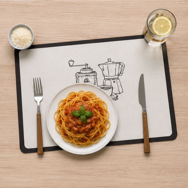 Coffee Time Table Mat Set of 6 (YM718)