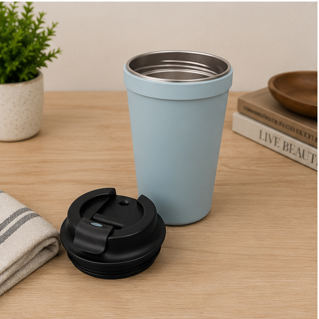 Insulated Coffee Tumbler Blue 340ML (YM2133)