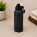 Matte Black Stainless Steel Water Bottle for Travel & Daily Use (YM050)