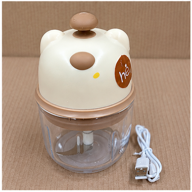 Electric Garlic Chopper 350ML Yellow (YM2224)