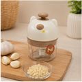 Beige Electric Garlic Chopper 250ML (YM2225)