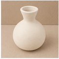 Cream Textured Decorative Flower Vase (YM2371)