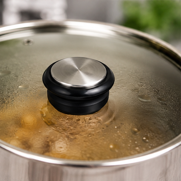 Stainless Steel Pot Lid Knob Replacement Set (YM2035)