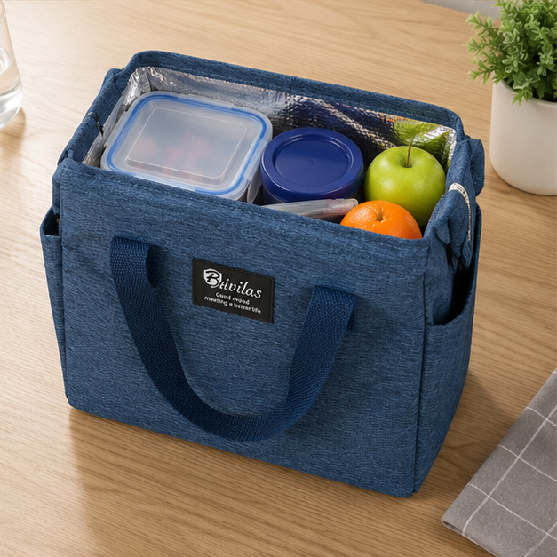 Insulated Lunch Bag Blue (TC04)