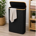 Stylish Black Laundry Basket for Bedroom (YM1899)
