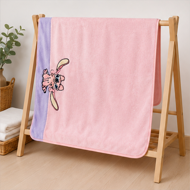 Pink Stitch Kids Bath Towel Soft and Absorbent (YM1910)