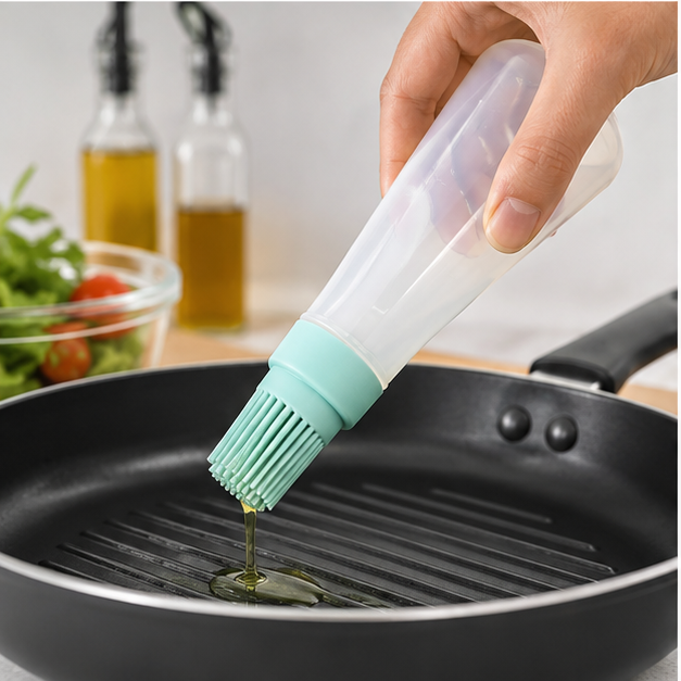 Oil Dispenser & Silicone Brush Set (YM2037)