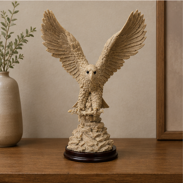 Flying Eagle Sculpture Beige (YM2309)