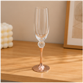 Rose Gold Champagne Flute Glass for Celebrations (YM2276)