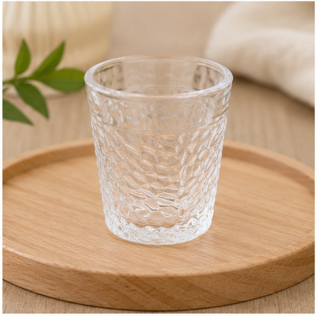 Textured Glass Shot Glass for Barware (YM1391)