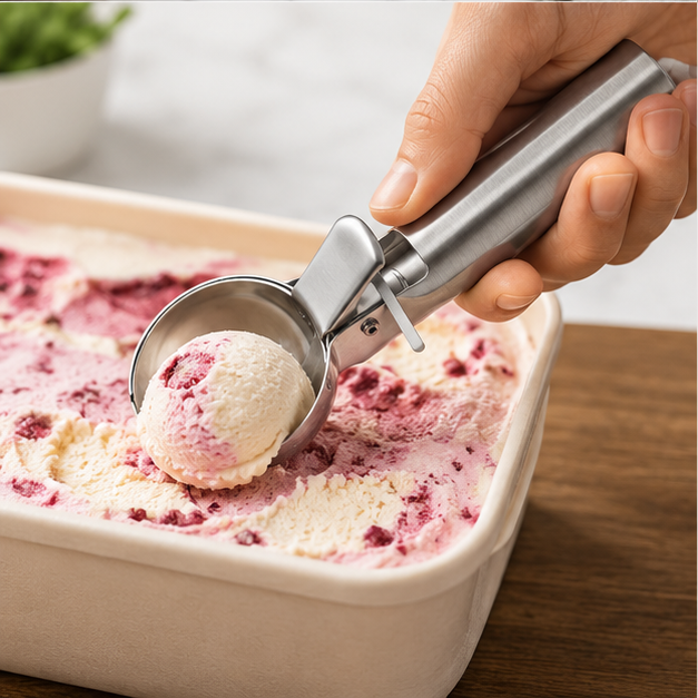 Stainless Steel Ice Cream Scoop (YM1088)