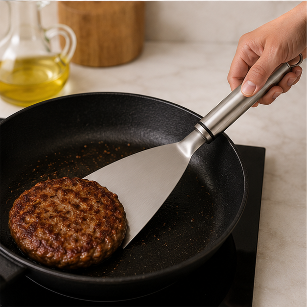 Stainless Steel Spatula for Everyday Kitchen Cooking (YM179)