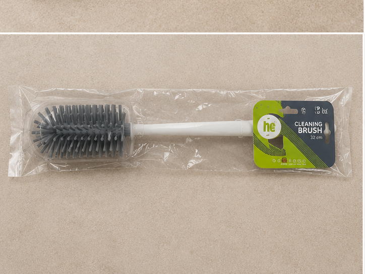 Grey Bathroom Cleaning Brush for Tiles & Sinks (YM571)