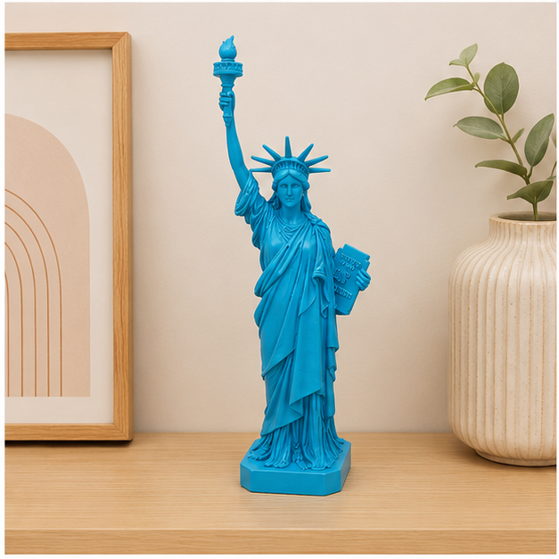 Blue Statue of Liberty Decorative Figurine (YM2300)