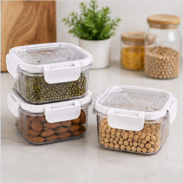 Square Storage Container Set of 3 (YM2773)