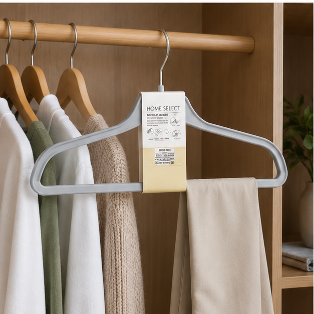 Multi-Color Plastic Clothes Hanger (YM425)