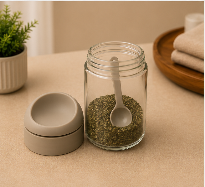 Glass Seasoning Jar 250ML (YM1256)