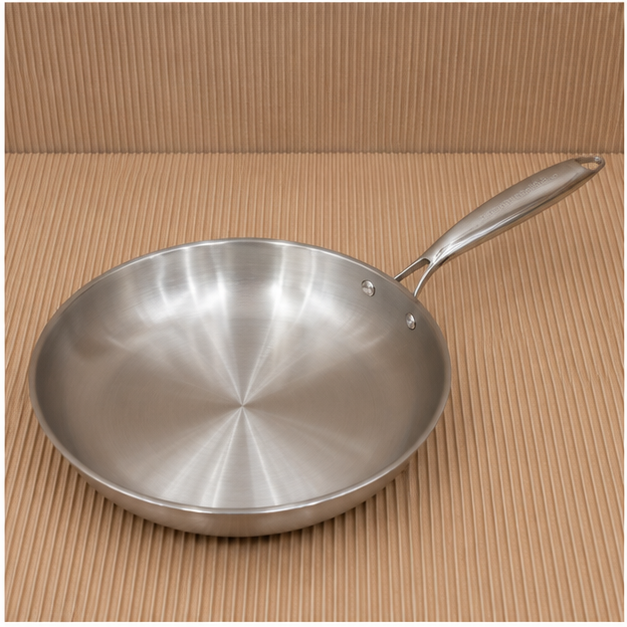 Stainless Steel Frying Pan for Everyday Cooking (YM1591)