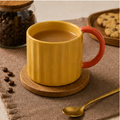 Mustard Ceramic Coffee Mug  (YM1724)