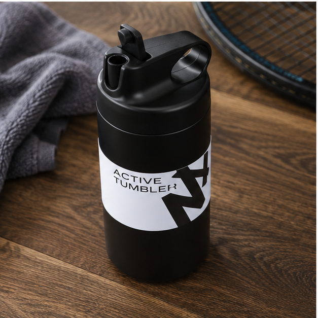 Stainless Steel Water Bottle Black (YM2633)