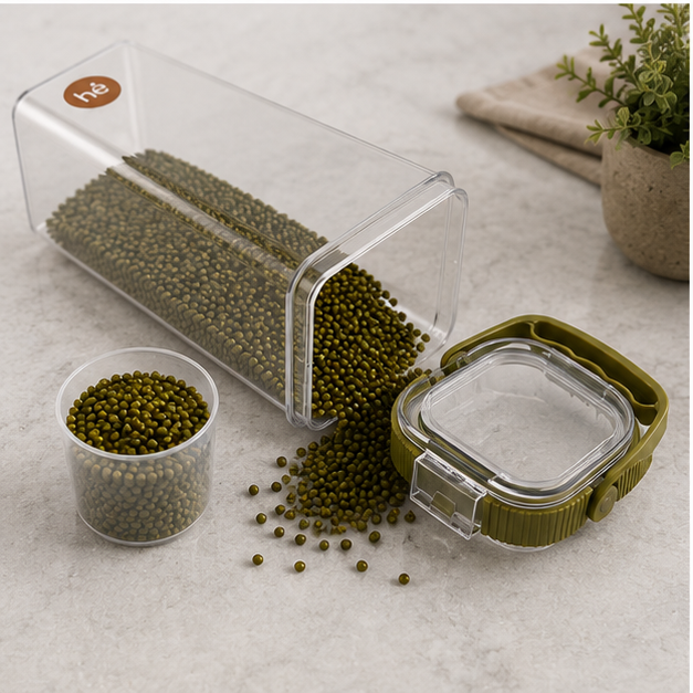 Olive Airtight Cereal Storage Container 2300ML (YM2681)