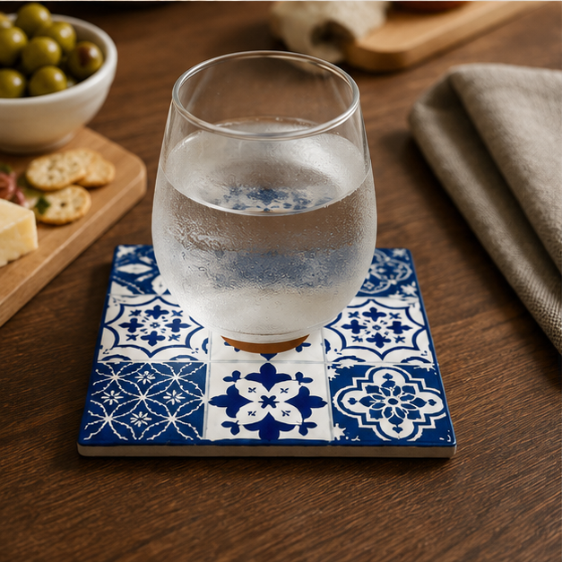 Decorative Ceramic Table Coaster (YM2052)