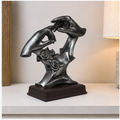 Abstract Hands Decorative Figurine Silver (YM2301)