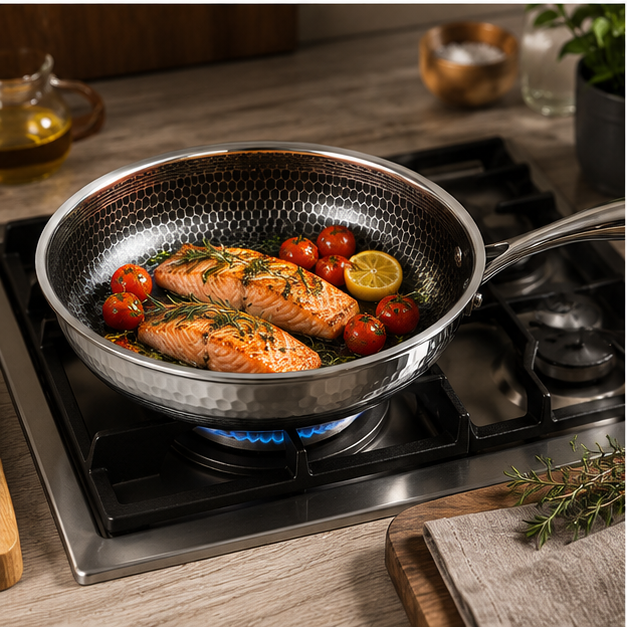 Cooking Pan Stainless Steel (YM1578)