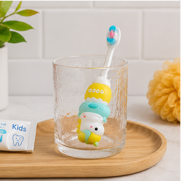 Kids Yellow Cartoon Toothbrush for Daily Oral Care (YM769)