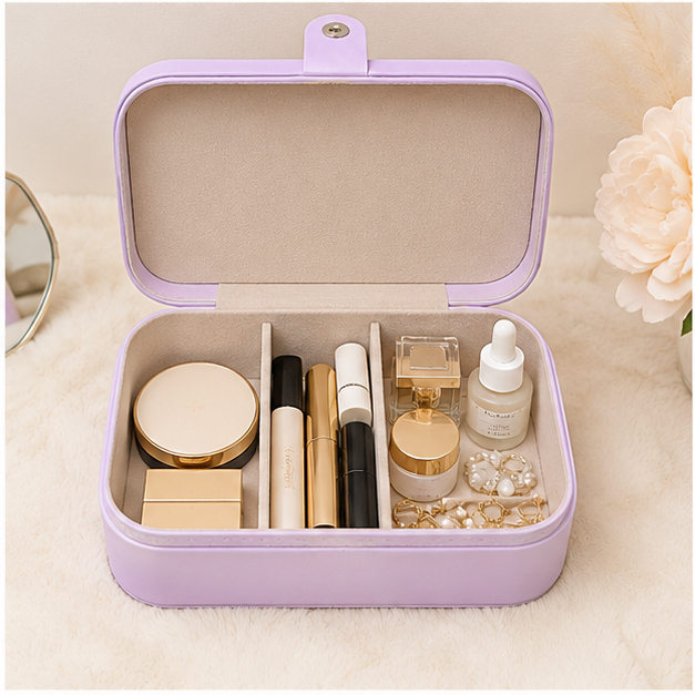Pink Mini Zipper Organizer Case for Cosmetics (YM1441)
