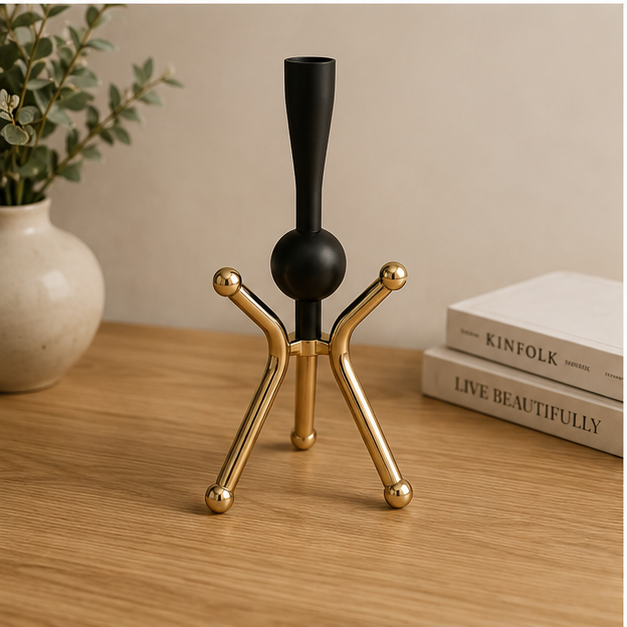 Modern Gold Branch Base Candle Holder (YM1123)