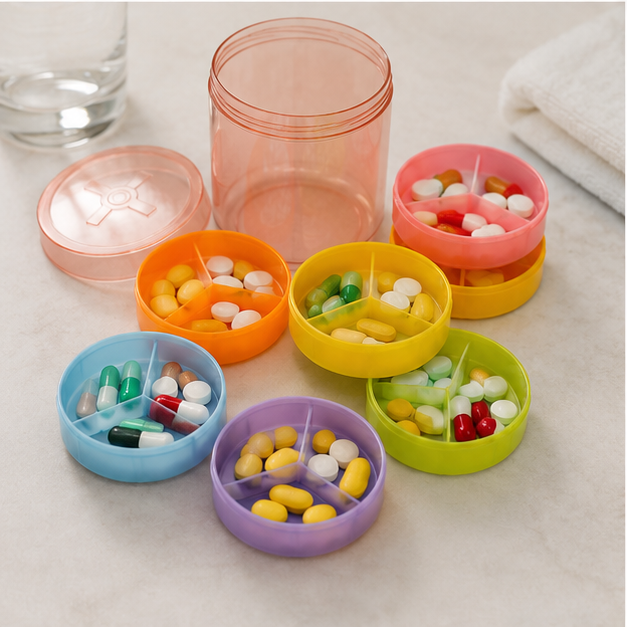 Pill Organizer Mix 7 Layer Plastic (YM2143)