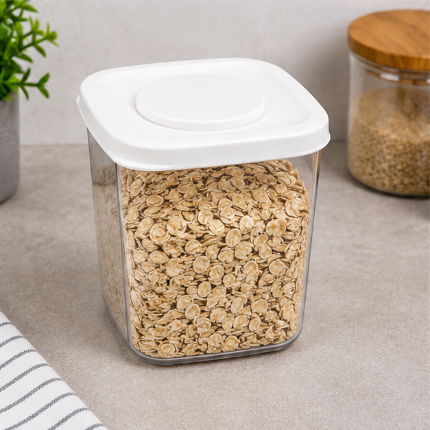 White Plastic Storage Box (YM1239)
