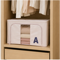 Pink Fabric Clothes Storage Bag 88L (YM2094)