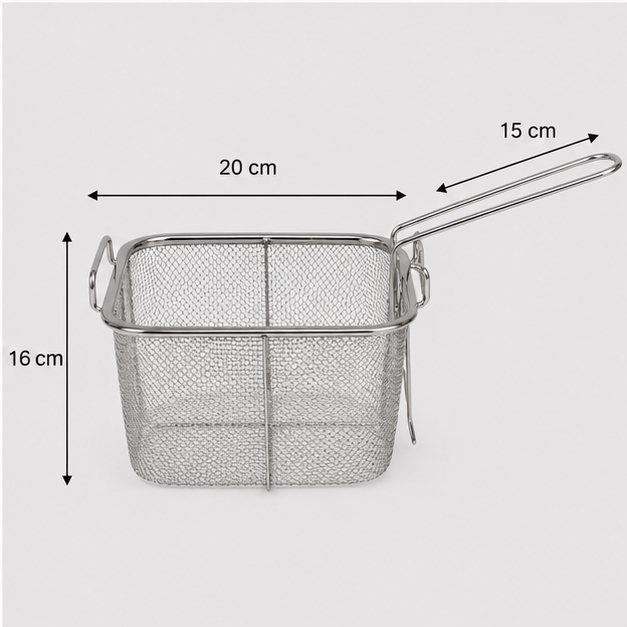 Stainless Steel Deep Fry Basket (YM2010)