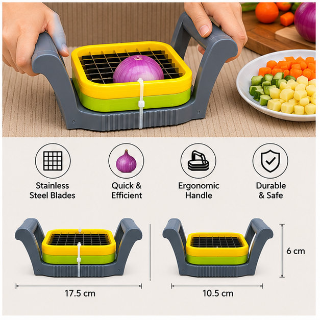 Grey Multi Chopper and Vegetable Dicer (YM2230)