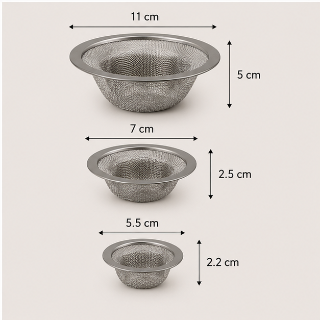 Stainless Steel Sink Strainer Basket (YM2057)