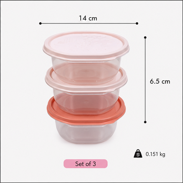 Fresh Keep Storage Box – Pink (YM540)