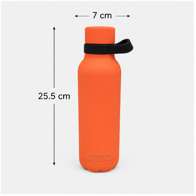 Orange Vacuum Insulated Stainless Steel Bottle 750ML (YM2203)