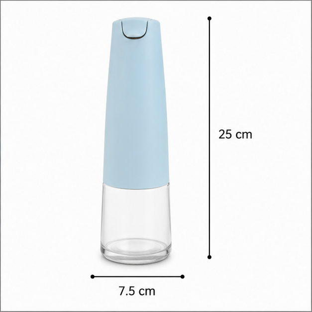 Pure Pour Glass Oil Bottle – Blue (YM1224)