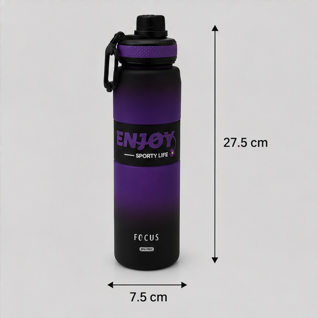 Purple Gradient Sports Sipper Bottle for Gym & Travel Use (YM642)