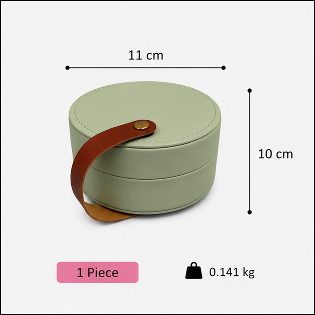 Green Elegant Vanity Organizer Pouch (YM1439)