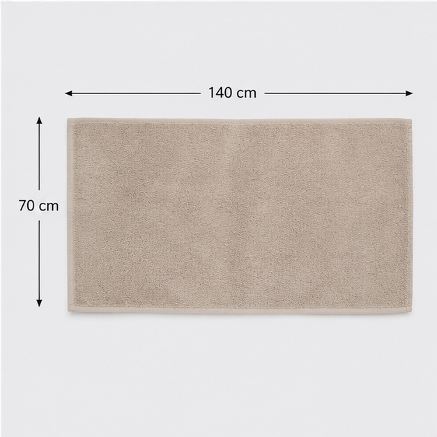 Soft Bath Towel Brown (YM2643)