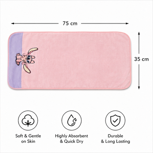 Pink Stitch Kids Bath Towel Soft and Absorbent (YM1910)