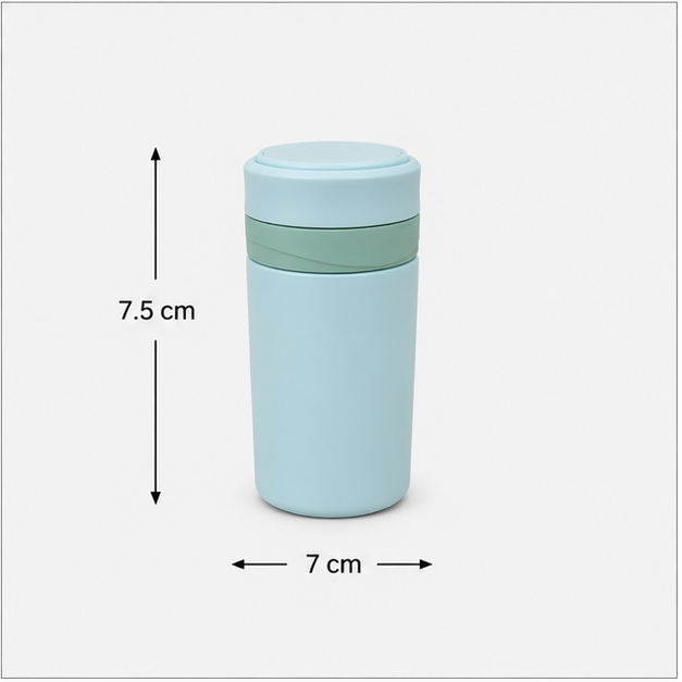 Blue Stainless Steel Water Bottle 350ML (YM2502)