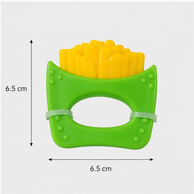 Baby Teether Yellow Fries Design (YM1970)