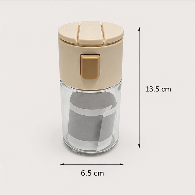 Seasoning Jar White 180ML (YM1378)