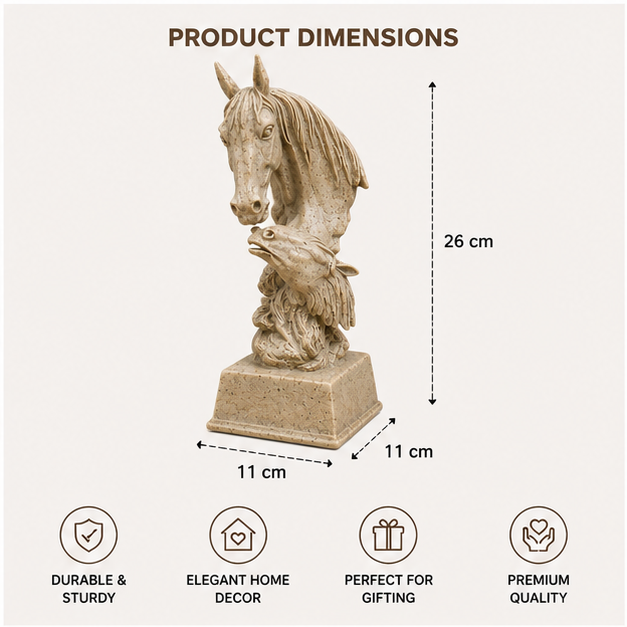 Abstract Horse and Eagle Decorative Sculpture (YM2306)