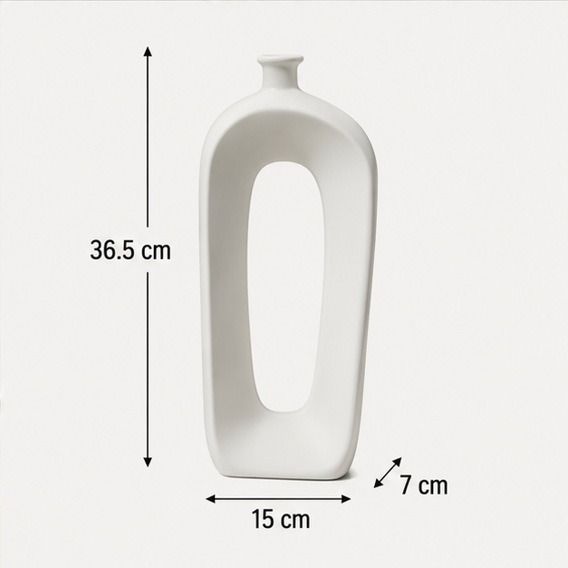 Modern Olive Ceramic Flower Vase for Home Decor (YM2360)