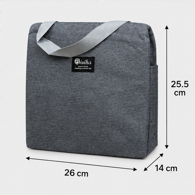 Insulated Lunch Bag Grey (TC04)